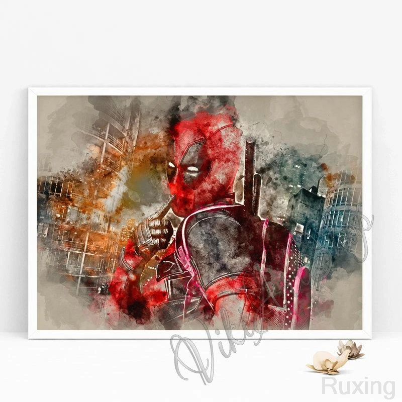 

5D DIY Diamond Painting "Superhero Series Ink Painting"Full Diamond Embroidery Decoration Home Picture Of Rhinestone Gift