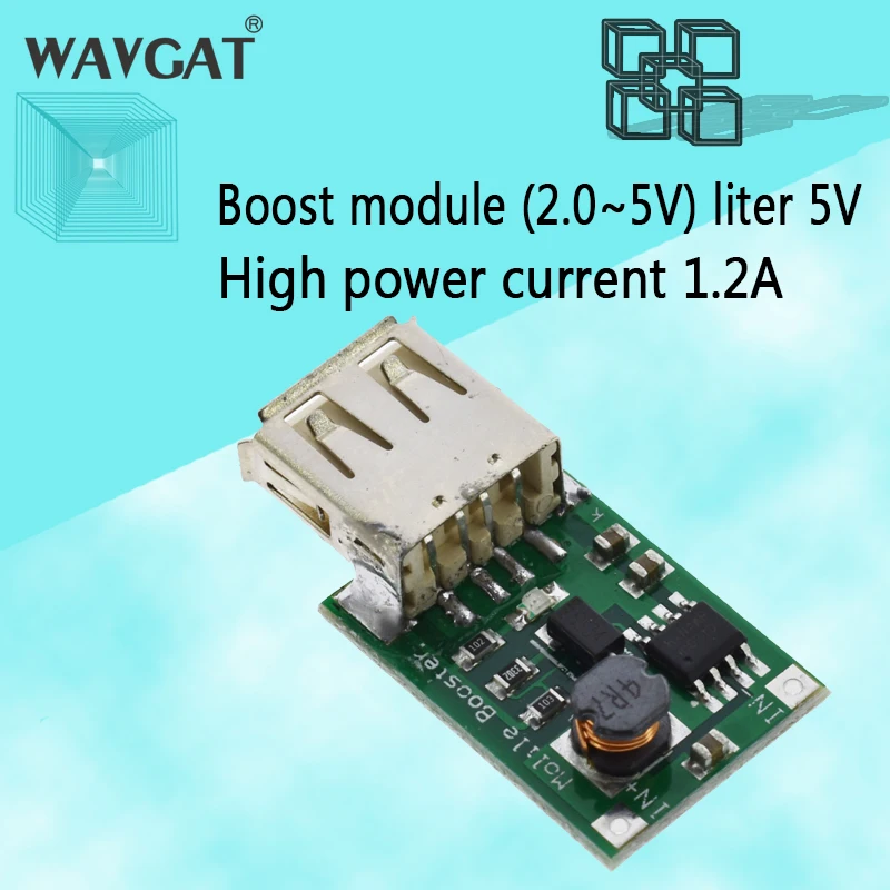 2.0V to 4.5V to 5V USB DC-DC Boost Step-up Power Supply Converter