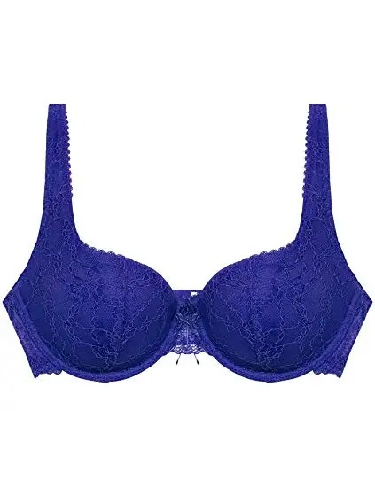 

WingsLove Women's Underwire Bra Comfort Lace Bra for Everyday Floral Cotton Cup Bras