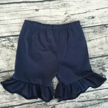

ruffle bottom pants for baby girls New Style of Outing Wholesale Valentine comfortable Exclusive design single Ruffle Shorts