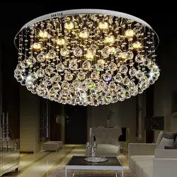 Современный круговой СВЕТОДИОДНЫЙ светильник-кристалл затемнения гостиная потолочный светильник поглощающие спальня свет ресторан