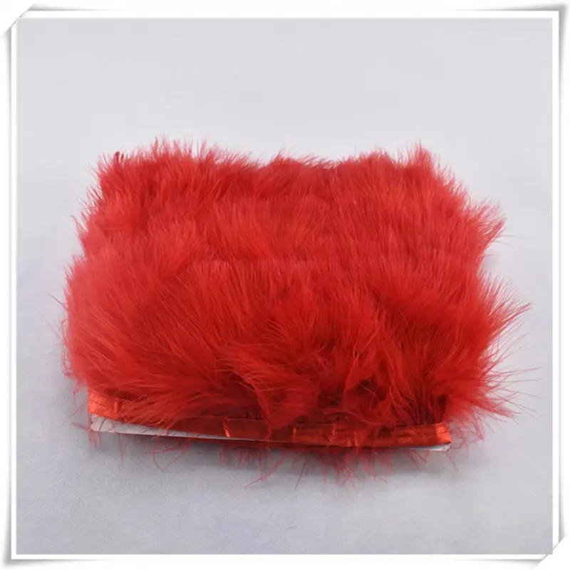 Turkey Marabou Fluffy Feather Craft edge Trim Ribbon 13-18cm Yb1-Big 5"-7" 