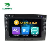 Octa Core 4 GB di RAM Android 8.0 Auto Lettore DVD GPS di Navigazione Multimediale Stereo da Auto per Renault Megane 2003- 2010 Radio Headunit
