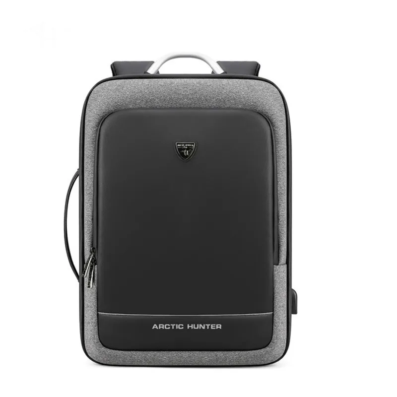 

New High Quality Men Business Backpack Travel Waterproof Slim Laptop Backpacks School Bag Office Men Backpack Bags Leather