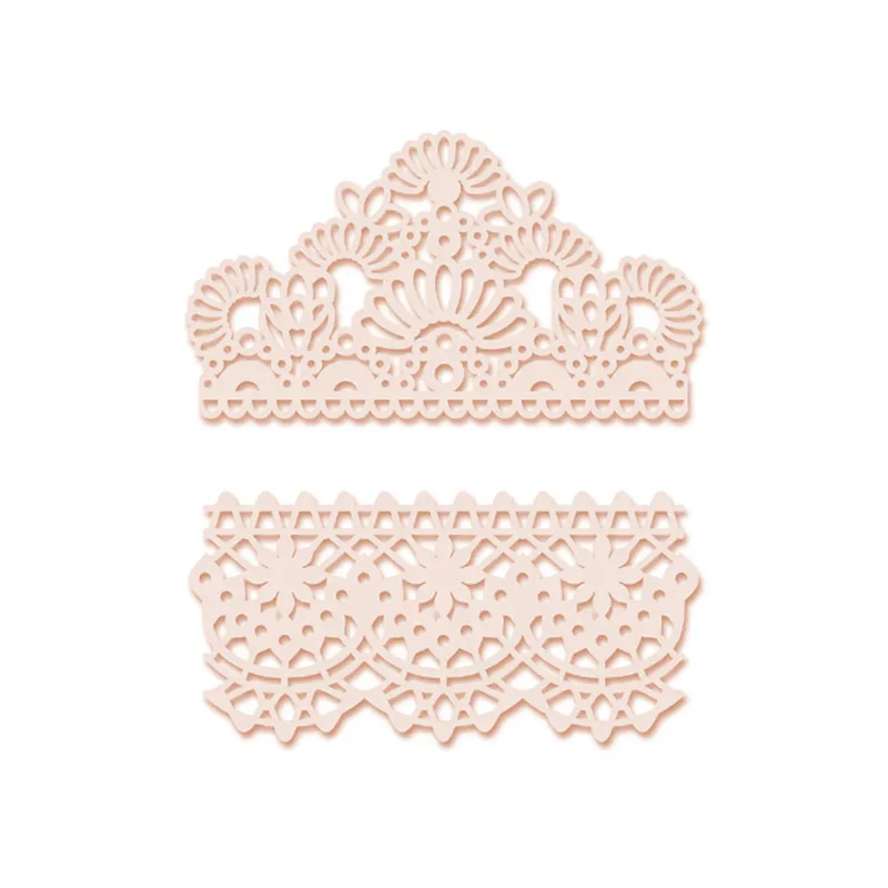 

Naifumodo Irregular Lace Die Metal Cutting Dies Flower Crown Card Decor Album Making for DIY Scrapbooking Crafts Paper Diecuts
