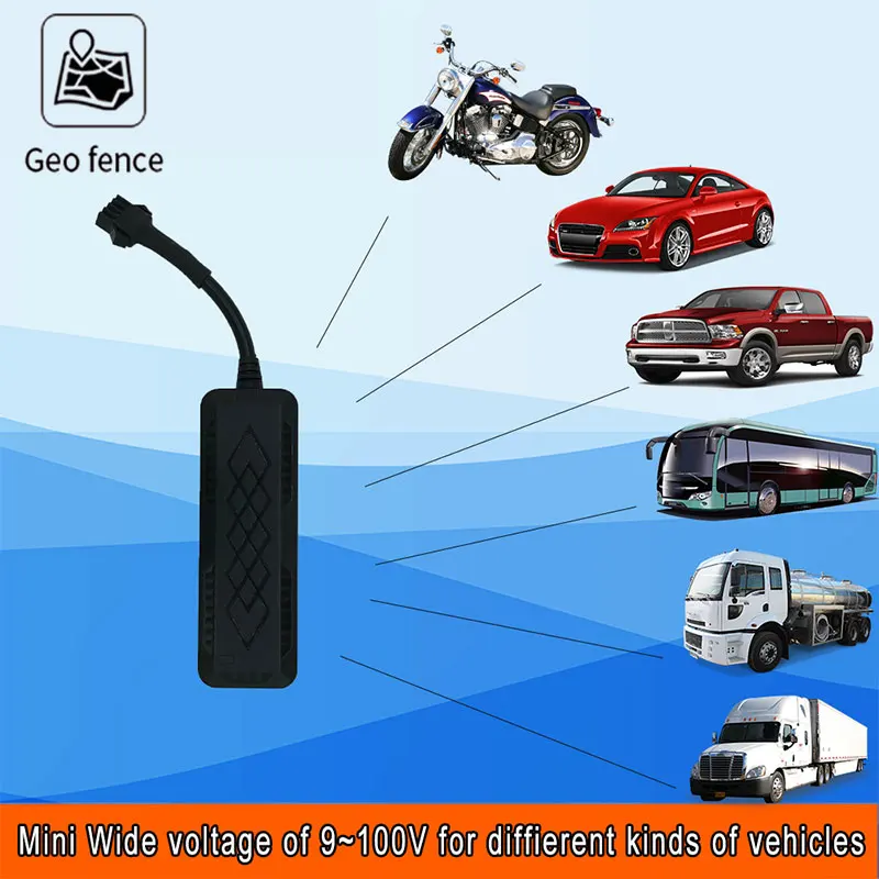 Портативный GSM gps трекер Авто 4PIN черный Универсальный 10 м Премиум