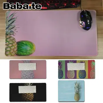 

Babaite Non Slip PC pink pineapple Anti-Slip Durable Silicone Computermats Locking Edge Mousepad Mat Keyboard Mat Table Pad