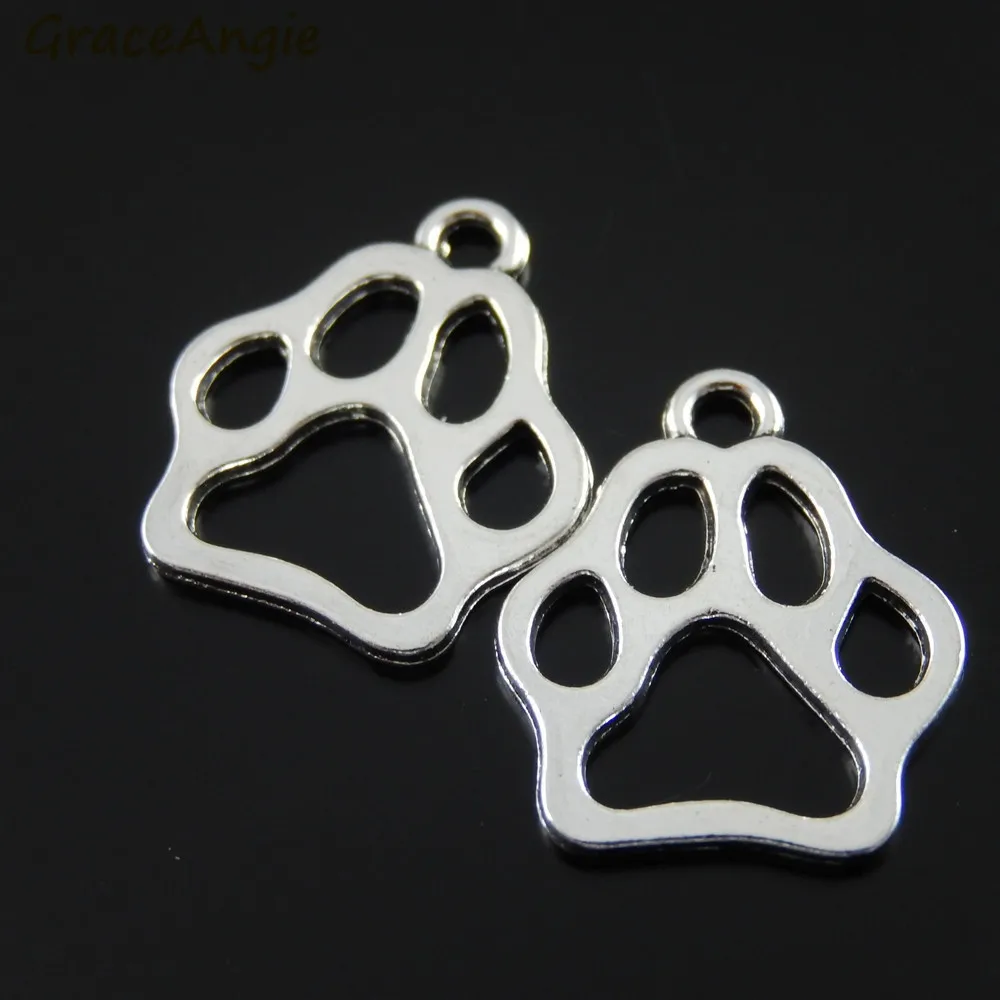 

10pcs Antique Silver Color Alloy Jewelry Footprint Shape Pendant Charm Jewelry Finding Necklace Accessory Hot Sell