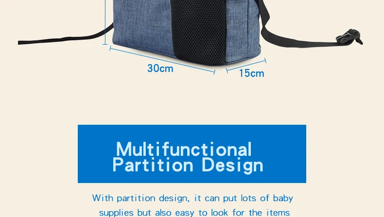 Многофункциональная, для детских подгузников подгузник сумка Водонепроницаемый большой кормящих модная сумка печатает Дорожная сумка на