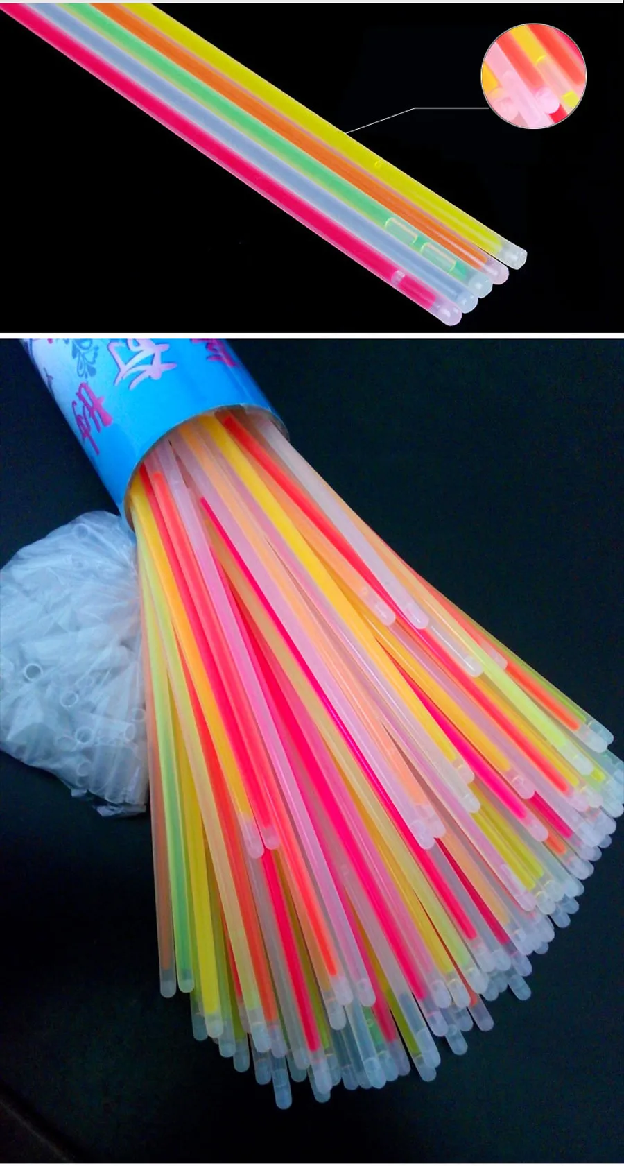 Multi Colors Glow Sticks Light up (15)