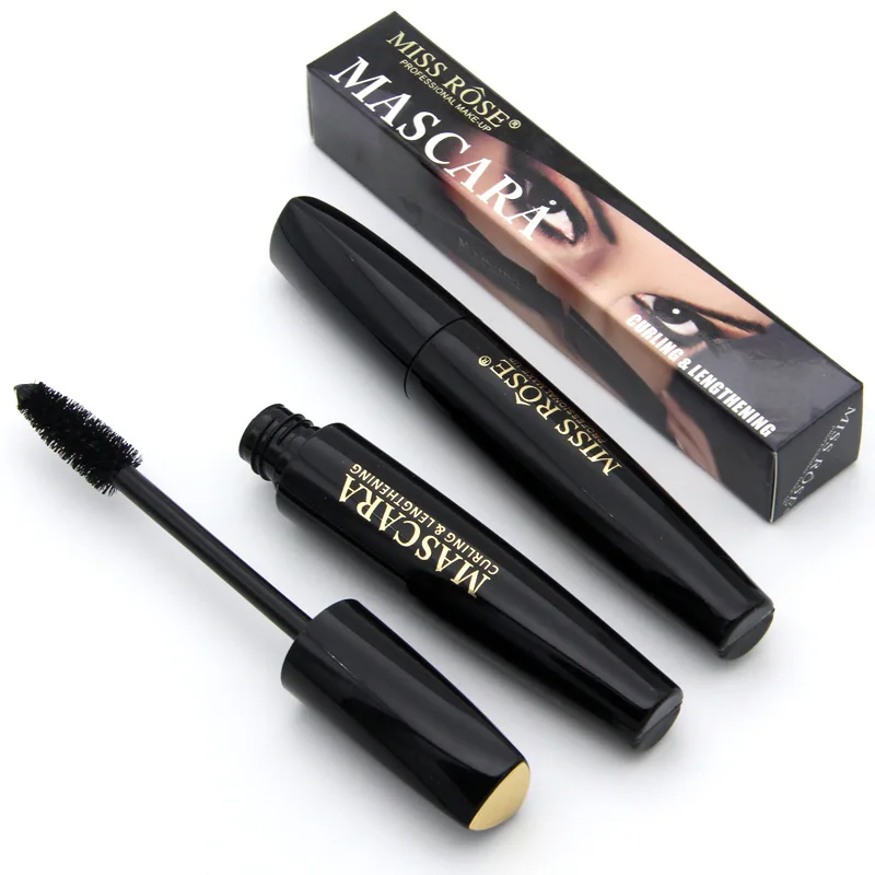 

Newest Women Multi-functional Waterproof Long Curling Natural Mascara Eyelash Cream Black 3D 4D Mascara Eyelashes Brush Makeup