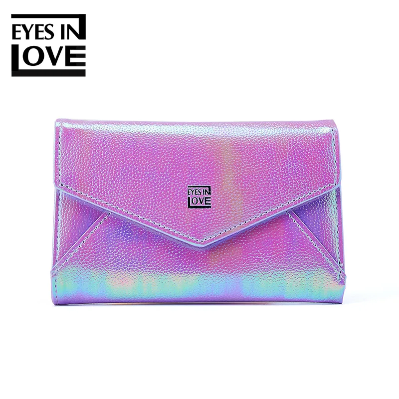 

2019 New Fashion Colorful Leather Wallet Women Multi-card slot Card Holder Zipper Coin Purse Pocket Women Small Wallets Carteras