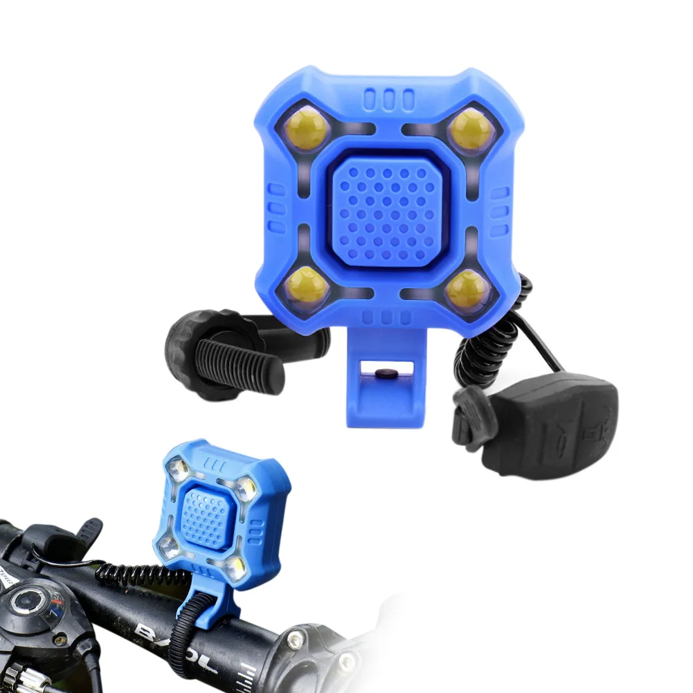 Newly Mountain Bike Light Headlight Horn Bell UaSB Charging Accessories For Bicycle Cycling BN99 | Спорт и развлечения