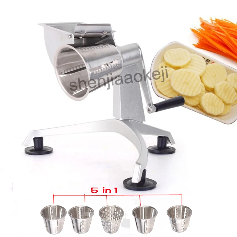 1pc Manual Vegetable Cutter multi-vegetable Salad fruit machine salad slicer shred vegetables slicing machine banana slicer fruit salad cucumber kiwi and sausages cutter kitchen tool