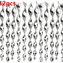 12 шт. птица репеллент Светоотражающие пушки спиральное удерживающее устройство управления садовое украшение с бонусом наружная анти лента для отпугивания птиц