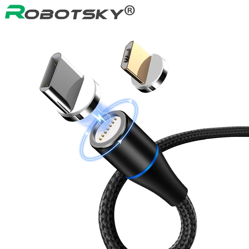 Магнитный кабель Micro USB 3A type C для быстрой зарядки и передачи данных, Магнитный адаптер для зарядки телефона, USB-C кабель type-C для samsung Galaxy