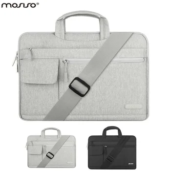 

MOSISO Laptop Messenger Shoulder Bag Briefcase Polyester Notebook Case for Macbook Air/Pro/Touch Bar/Asus 13.3 15.6inch Computer