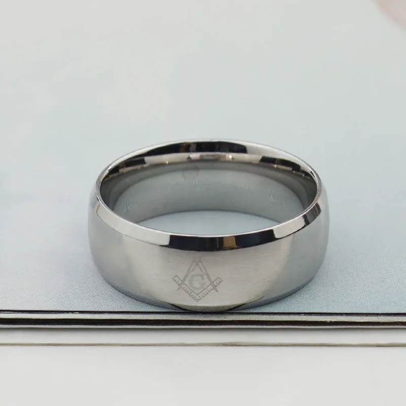 Кольцо из нержавеющей стали с массонской гравировкой|jewelry toe ring|ring jewelry storering watch |