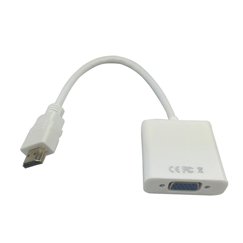 Адаптер HDMI в VGA Кабель с разъемом типа Папа мама 1080P для компьютера ноутбука
