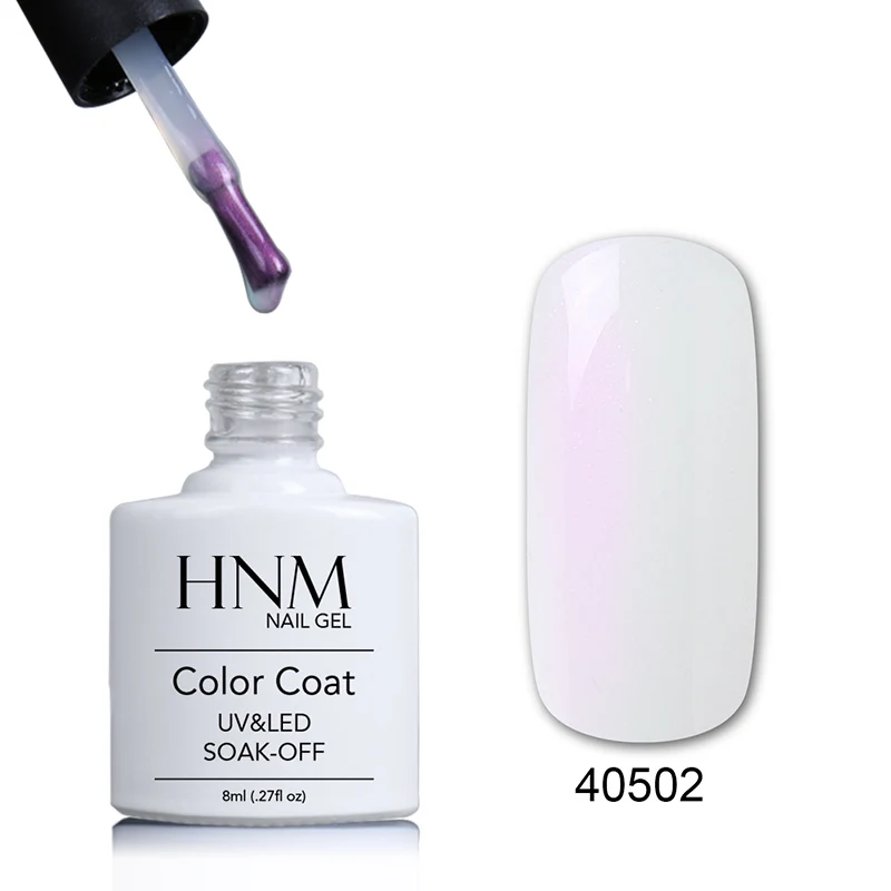 HNM 8 мл Чистый Цвет гель для ногтей длительный УФ светодиодный Гель-лак для ногтей Лаки Гибридный гель лак для ногтей - Цвет: 40502