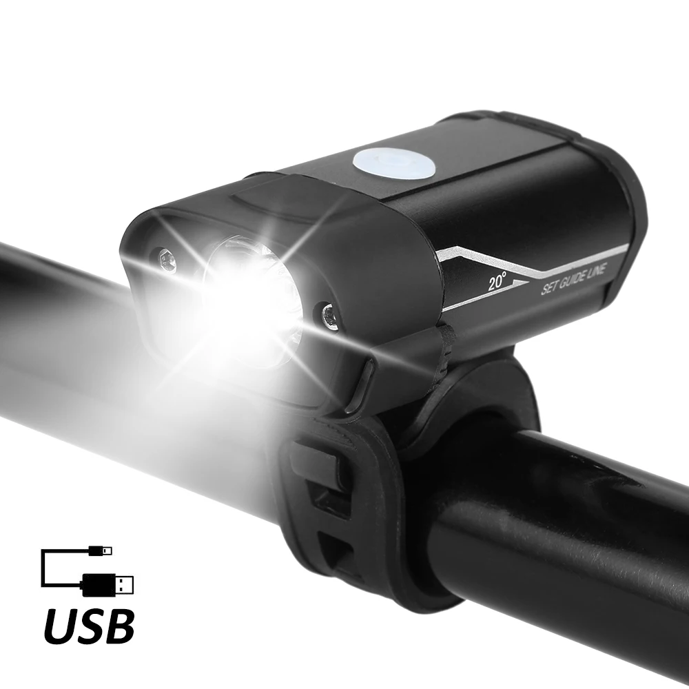 Discount bicycle light USB Rechargeable Bicycle LED Front Light Handlebar Flashlight Road Cycling Headlight Lamp 350 Lumen Bike Light 11