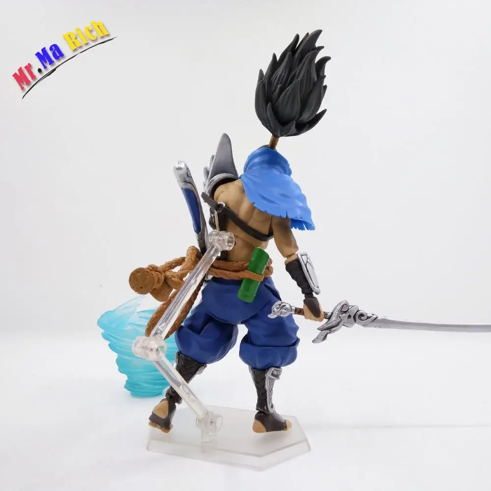 Аниме игра Yasuo ПВХ фигурка Коллекционная модель кукла игрушка 16 см Figma|pvc action