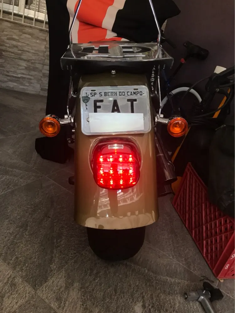 Motorcycle Turn Signal Brake Led Light Tail Lights LED Brake Tail Lamps For Harley Fat Boy FLSTF Night Train FXSTB Softail Sport (11)