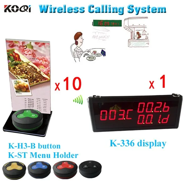 K-336+H3-B+ST 1+10 Catering Calling System Restaurant Order Device