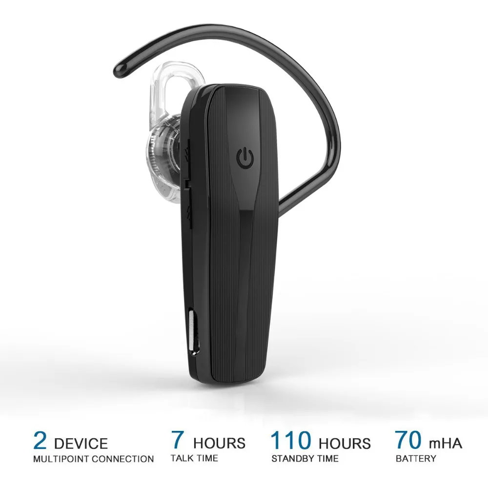 Беспроводная bluetooth-гарнитура CSR 4,0 Hands-free Bluetooth наушники с шумоподавлением микрофон наушники для смартфона
