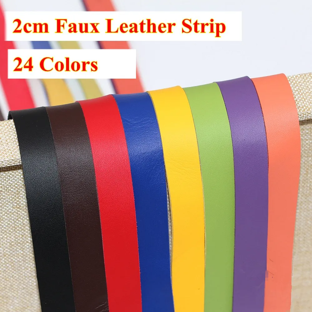 

24 colors 20mm Faux Leather cord/lace/strip/string suede cord PU 2cm DIY Necklace Bracelet thongJewellery free shipping 5m