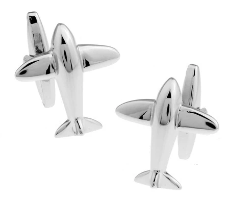 Promotion!!  Plane Cufflinks Fashion Airplane Design Brass Material Gift Cuff Links For Airman Free shipping 