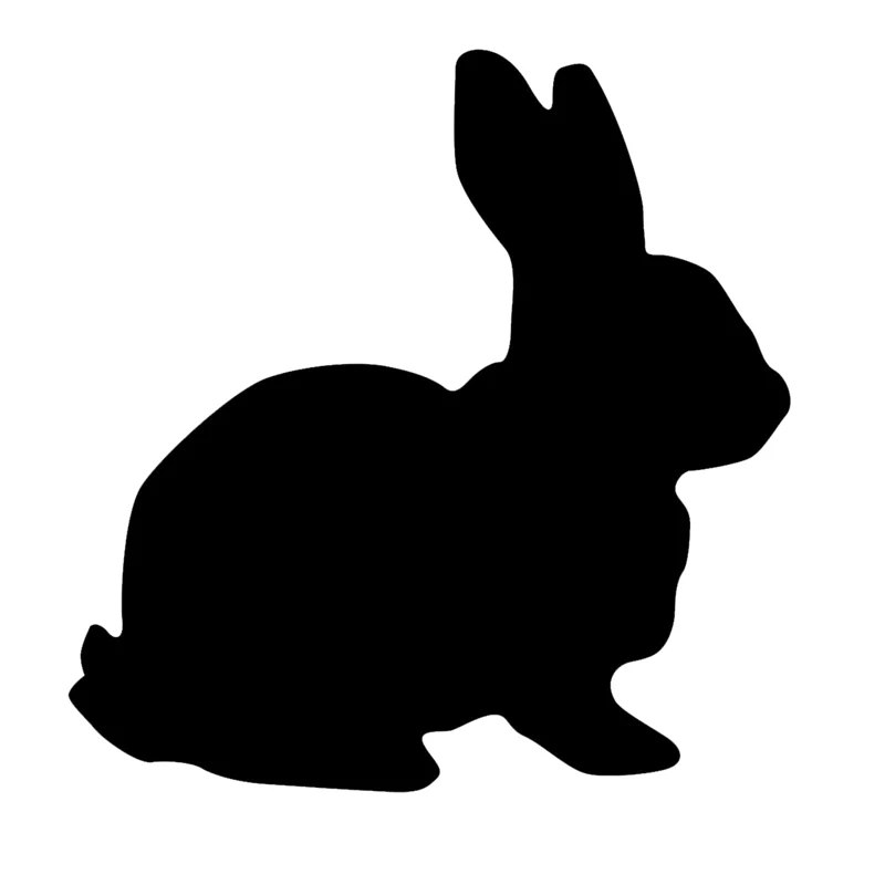 Buy 14.5cm*15cm Bunny Rabbit Decal Vinyl Cute Animal