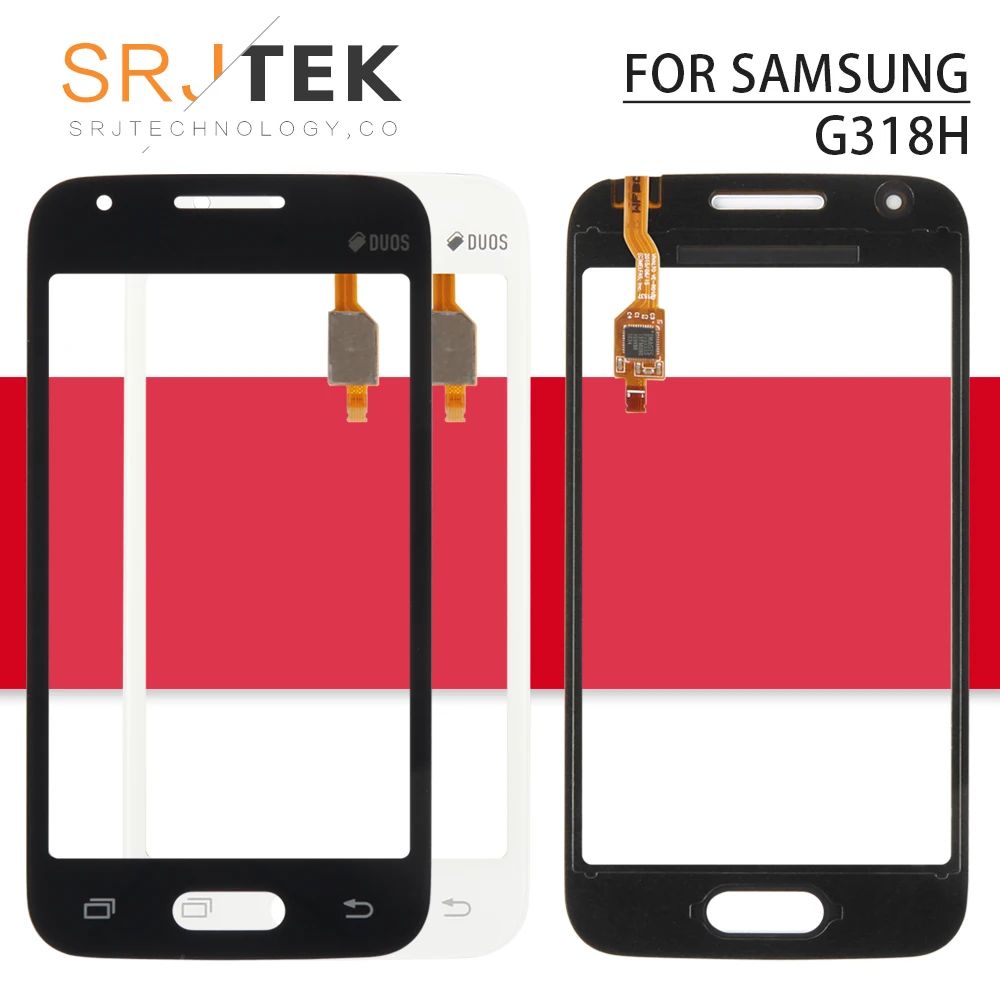 Srjtek для Samsung Galaxy Trend 2 Lite G318H сенсорный экран дигитайзер стекло 4 0 ''для DUOS G318