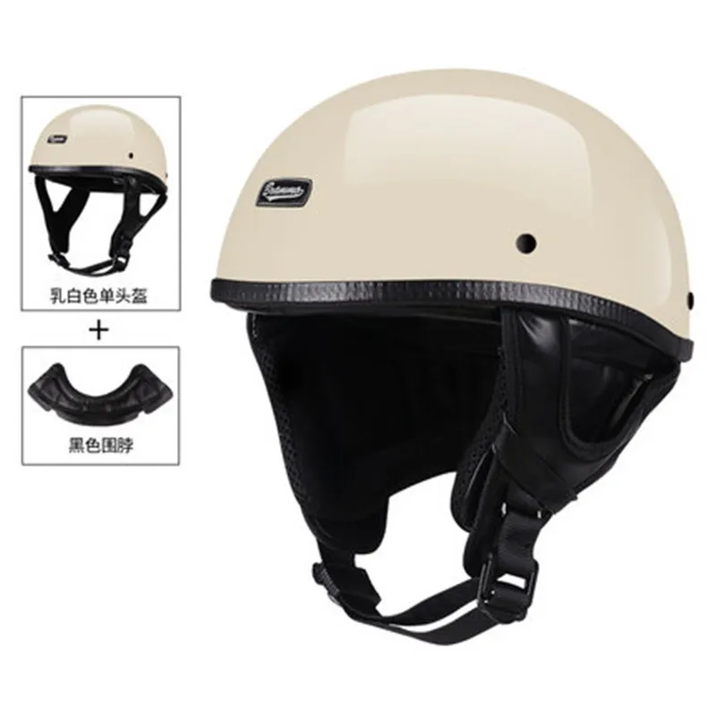 

Motorcycle Helmet Scooter Bike Open Face Half Baseball Cap Anti-UV Safety Hard Hat Motocross Helmet Multiple Color Protect
