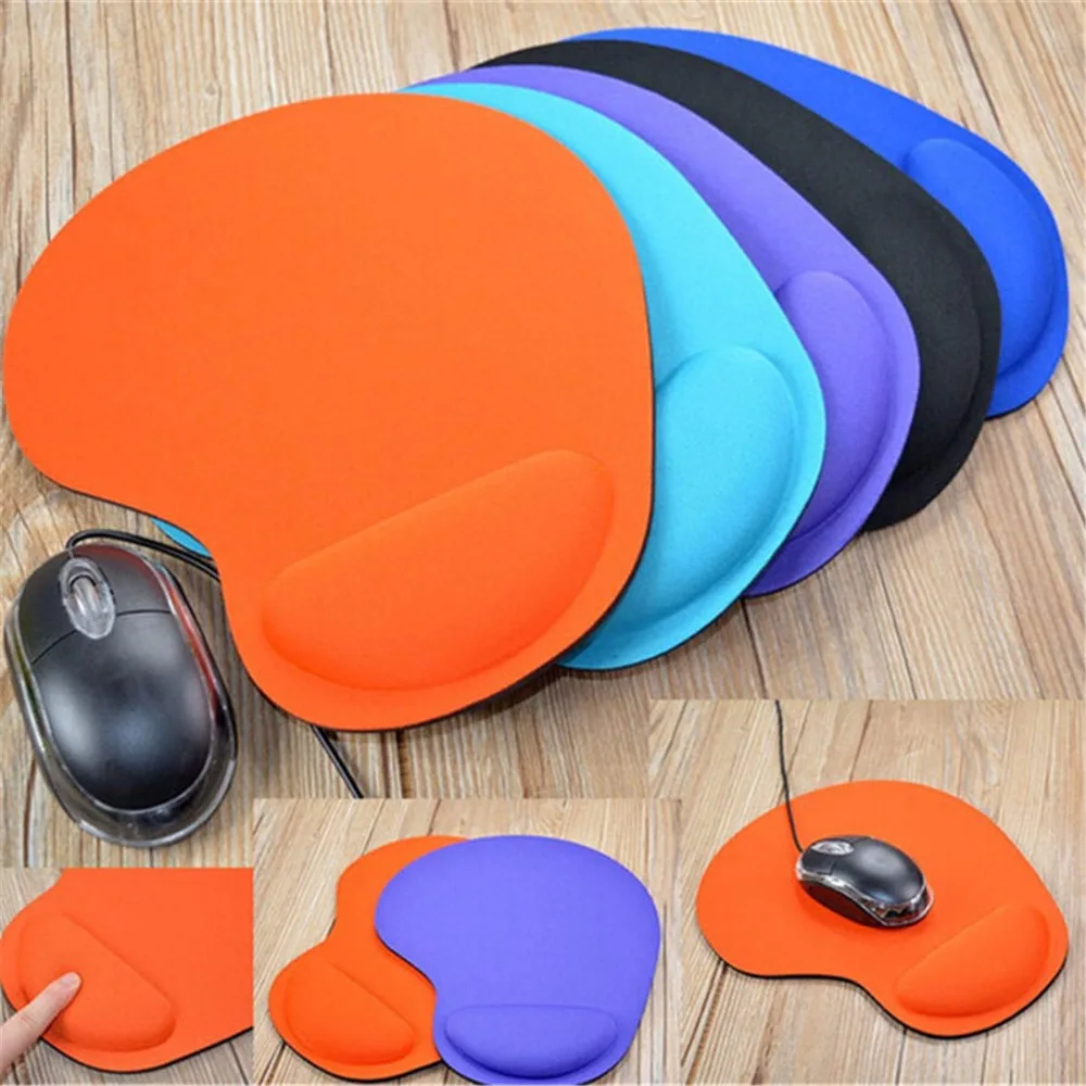 

PC computer desktop color mouse pad trackball PC thickening mouse pad with wrist support Mousepad Gamer mouse pad desktop