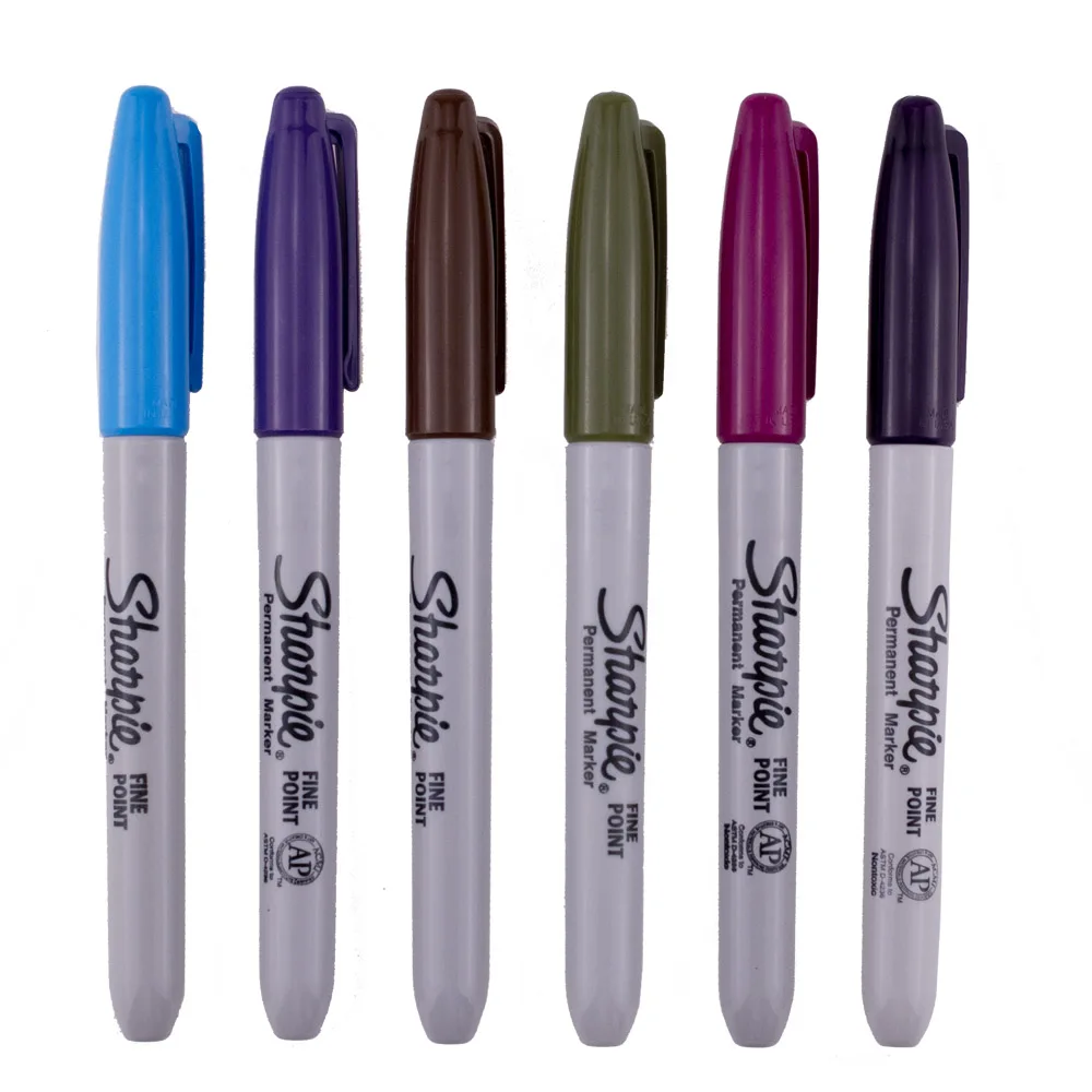 fine point coloured pens