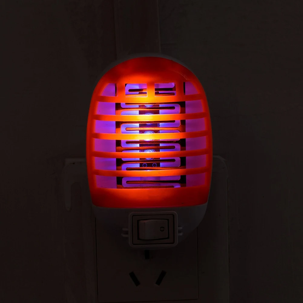 

1 PC Mosquito Killer Lamp Pest Control Summer Supply Fly Insect Killer US Plug Random Color Silent Night Lamps Drop Shipping