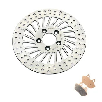 

BIKINGBOY Rear Brake Disk Disc Pads For Harley Sportster XL 883 1200 C Custom 00-03 XL 883 R XLH 883 Hugger 2000 2001 2002 2003