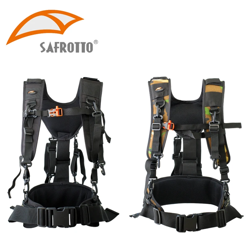 

Safrotto Professional Hanging Lens Case Multifunctional Band Function Fixed Camera Backpack Belt Strap For Canon Camera Nikon