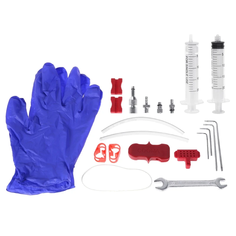 Best 1 Set Bicycle Oiling Tool Disc Brake System Repair Syringe Bleed Kit For Shimano