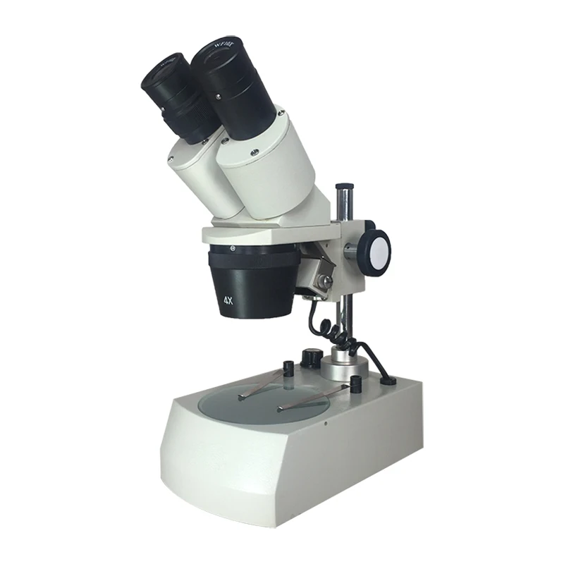 

Illuminated 20X 40X Industrial Stereo Soldering Binocular Microscope for Phone Watch Clock PCB Repairing