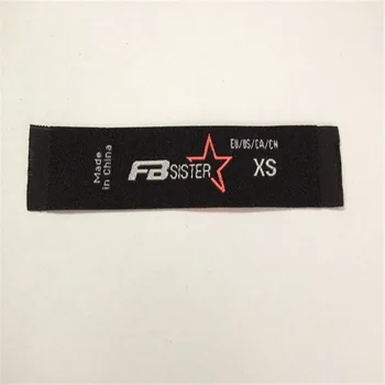 

Customized Garment Woven Label For Clothing Main Label