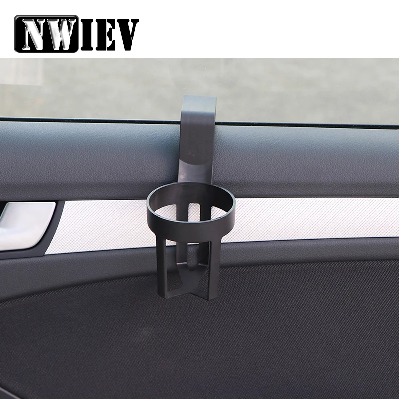NWIEV Car Bottle Drink Holder Water Cup Holder For Renault Megane 2 Captur Mitsubishi ASX Jeep