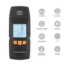 Умный ручной измеритель CO газовый тестер, Многофункциональный ЖК-цифровой детектор угарного газа, датчик оповещения, измеритель, зуммер, сигнализация
