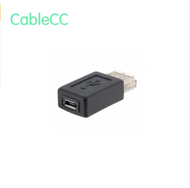 

USB 2.0 A female to Micro USB B type 5p female data Connector Adapter convertor