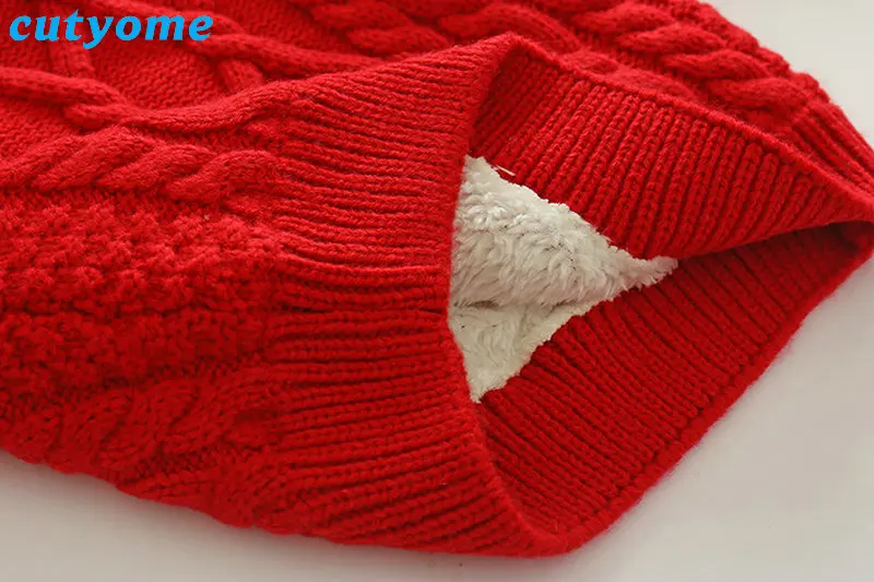 Kids Boys Girls Sweater Autumn Warm Fleece Cardigans Clothing For Children Pullover Toddler Jumper Winter Clothes Girl Sweaters (13)