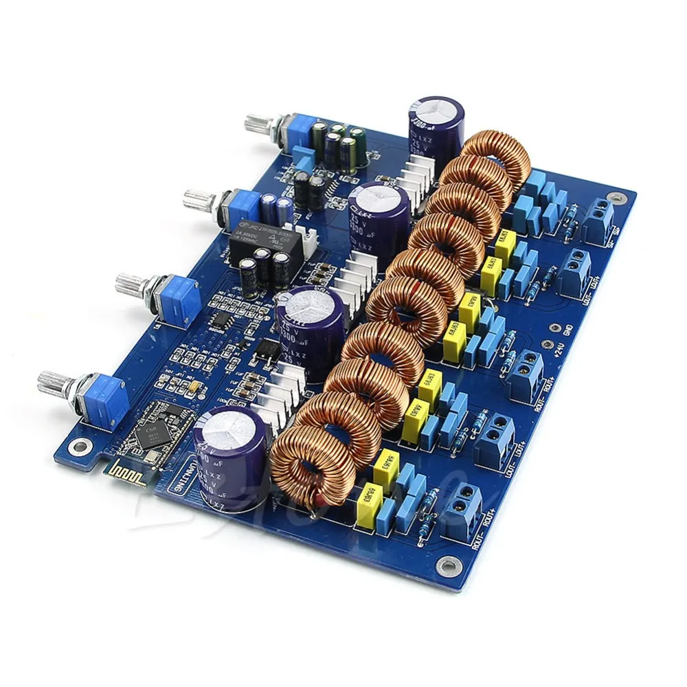 

Assembled YJ TPA3116 4.1 class D Bluetooth amplifier board 4*50W+100W Module New