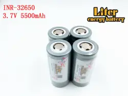 Высокая емкость 5500 mAh 3,7 V 32650 литий-ионная аккумуляторная батарея с разрядным током 18A для Светодиодный ных фонарей фар