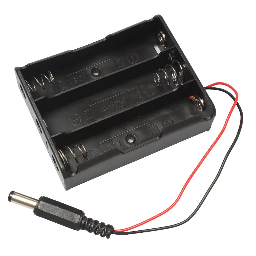 Wholesale 100PCS/lot 3x18650 In Series Battery Holder Case With Wired