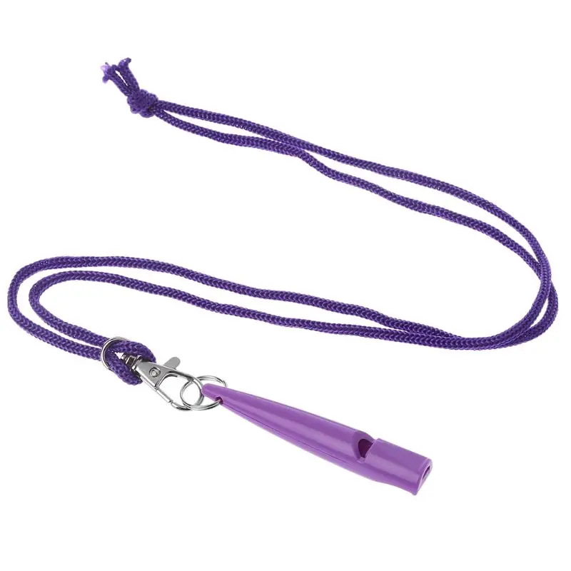 Тренировочный свисток для собаки свисток для останова лая Отпугиватель звуковой сигнал для собак-HJI - Цвет: Фиолетовый